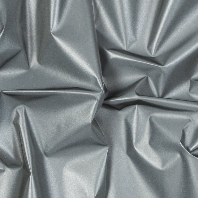 White Cotton-Backed Reflective Fabric