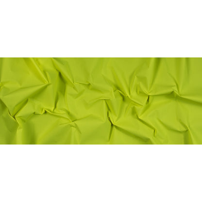 Neon Yellow Cotton-Backed Reflective Fabric Folded