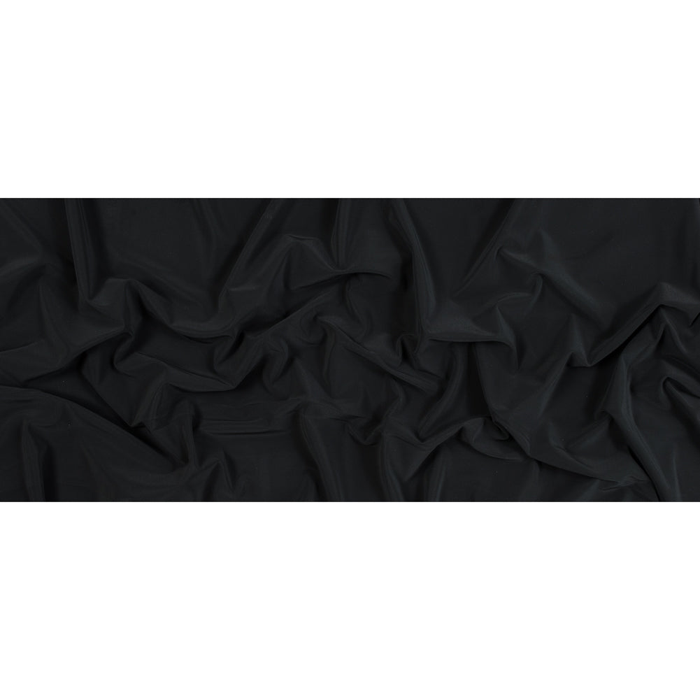 Black on Black Stretch Knit Reflective Fabric Folded