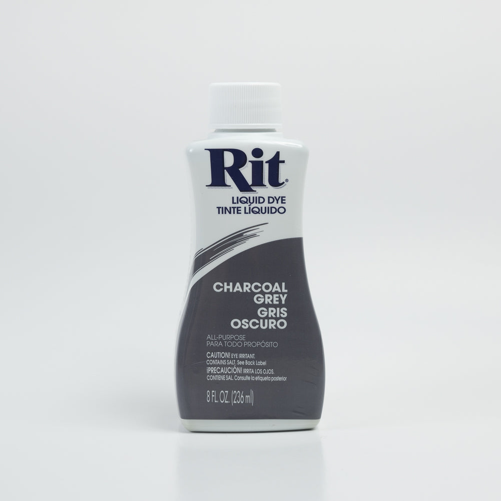 Rit All-Purpose Liquid Fabric Dye - Charcoal Gray - 8oz Bottle