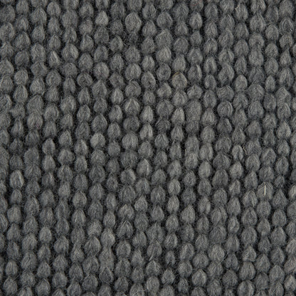 Chunky Wool Knit with Brushed Back - Gray - Designer Deadstock Detail