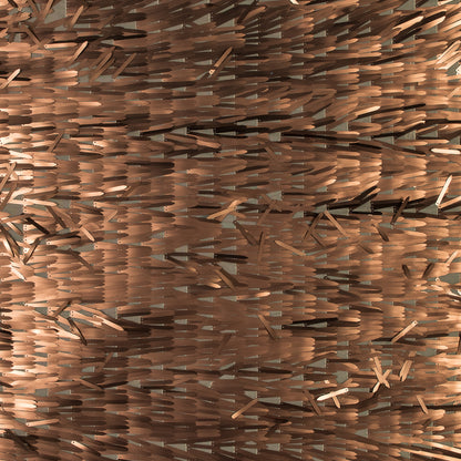 Soft Tulle with Fringe Sequins - Dull Gold - Phryne Collection