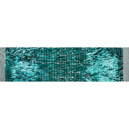 Soft Tulle with Fringe Sequins - Shiny Emerald - Phryne Collection Folded