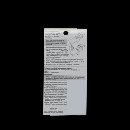 Dritz White Iron-On Mending Fabric - 6" x 13" Detail