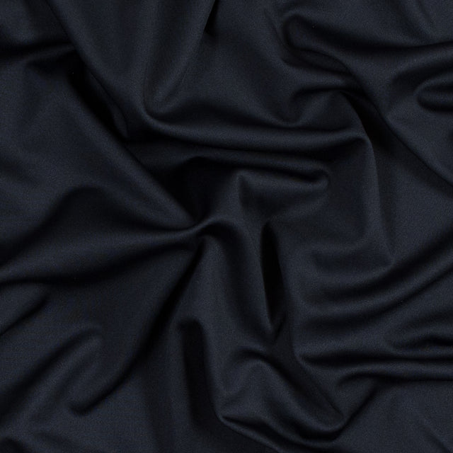 Italian Navy Stretch Jersey Crepe