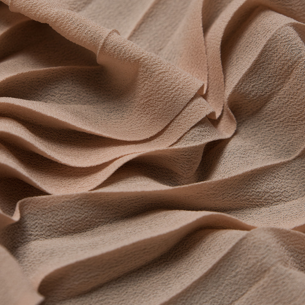 Accordion Pleated Chiffon - Beige - Etereo Collection Full