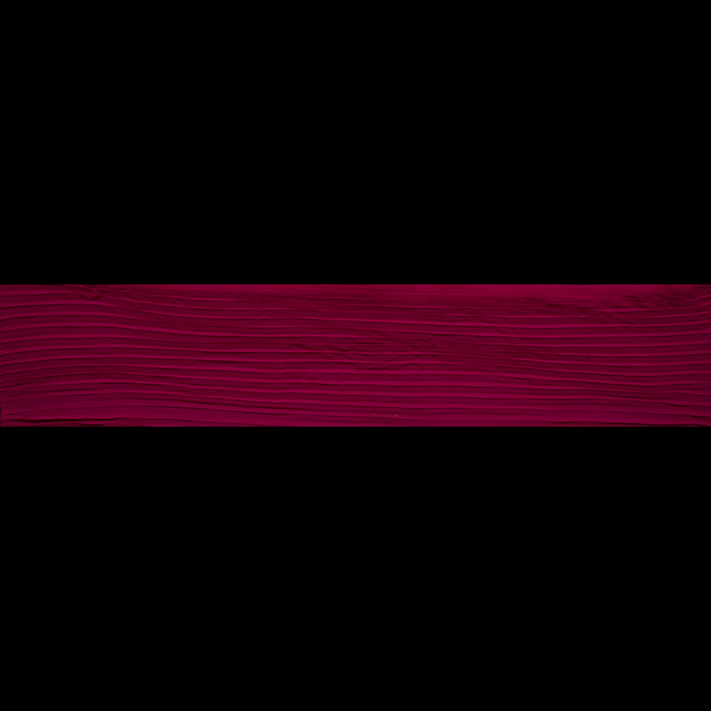 Accordion Pleated Chiffon - Bittersweet - Etereo Collection Folded