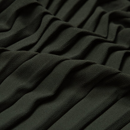 Accordion Pleated Chiffon - Forest Green - Etereo Collection Full