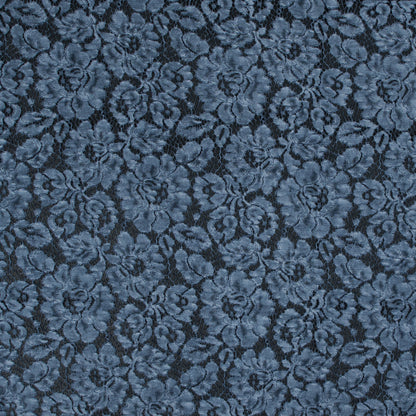 Pad Dyed Cotton Lace - Navy Floral - Stevie Collection