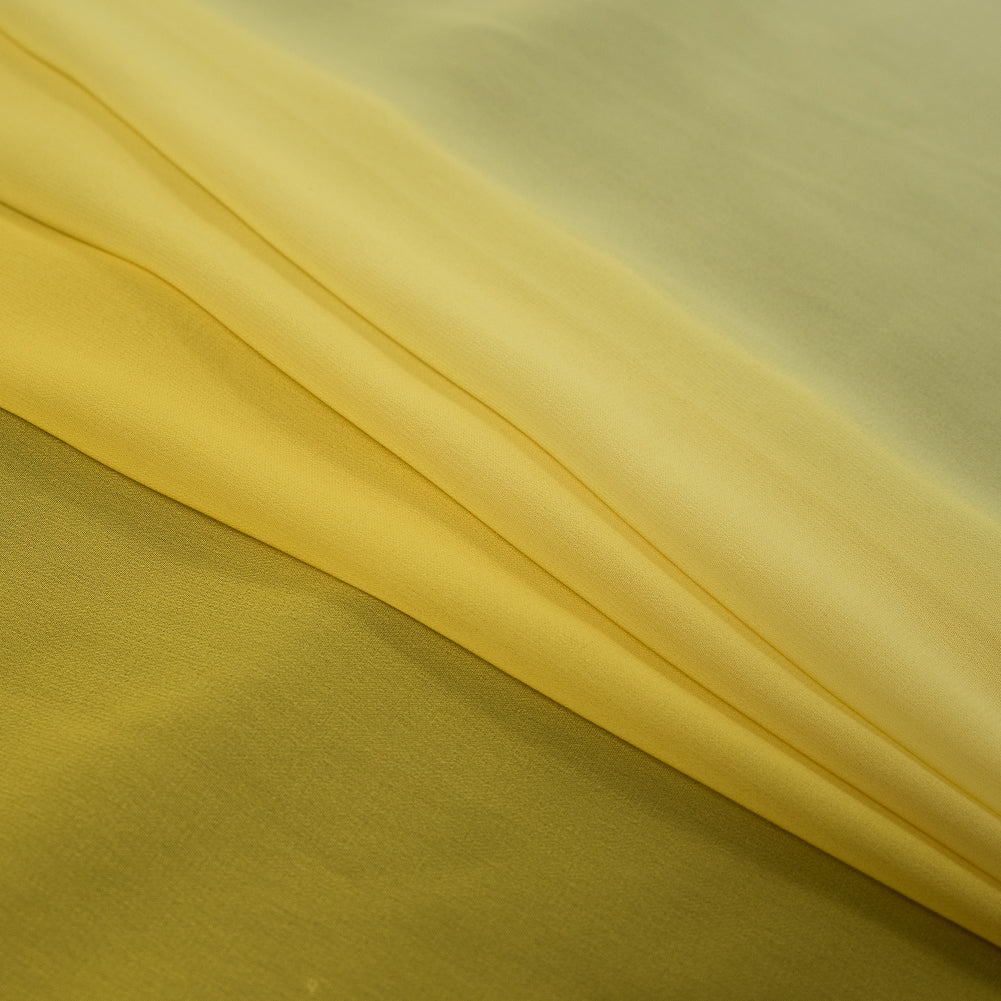 Ombre Polyester Chiffon - Yellow - Sammi Collection Detail