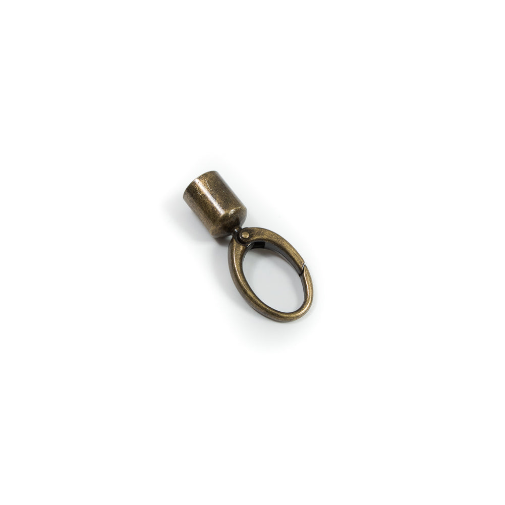 Realeather Brass Tassel Topper Key Chain