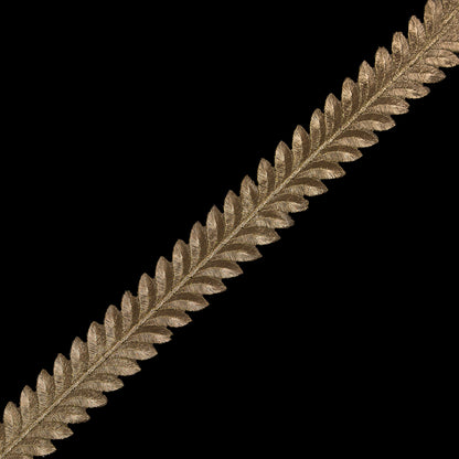 Metallic Copper Iron-on Leaf Trim - 1.25"