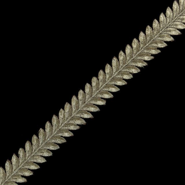Metallic Gold Iron-on Leaf Trim - 1.25"