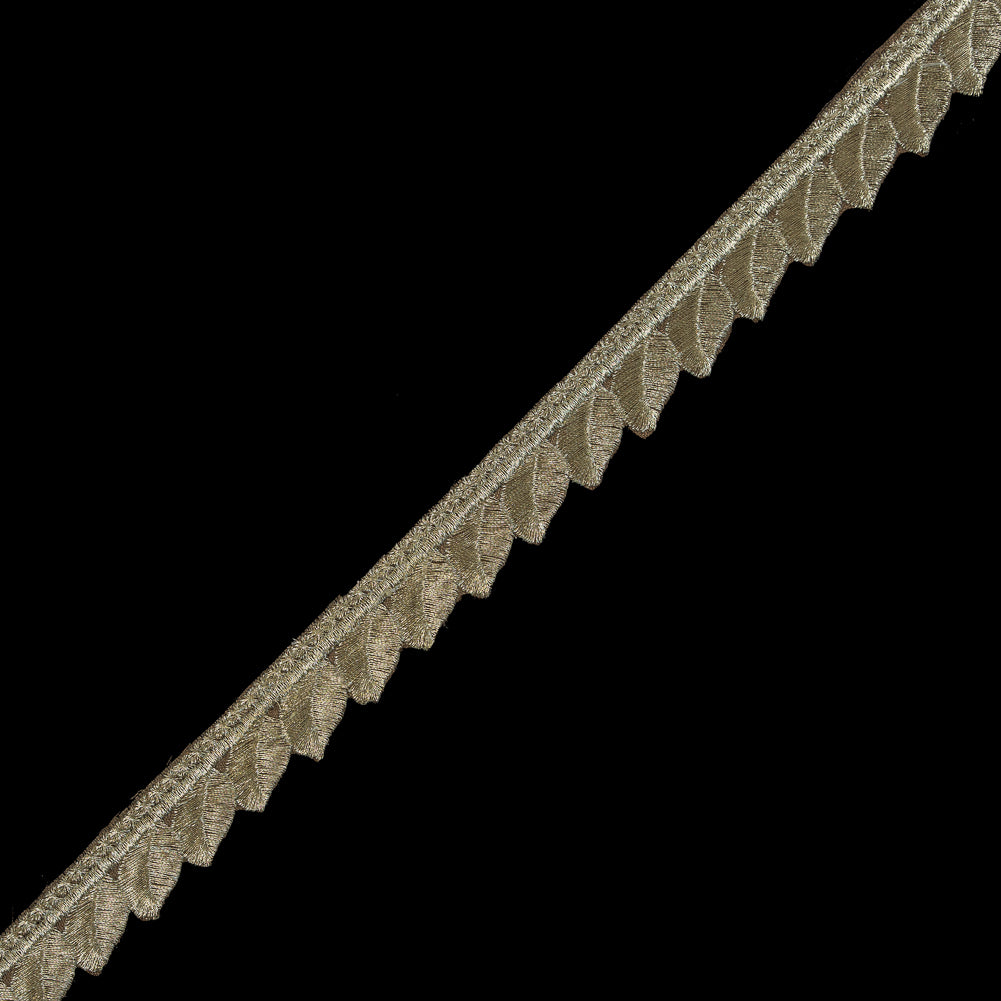 Metallic Gold Iron-on Leaf Trim - 0.75"