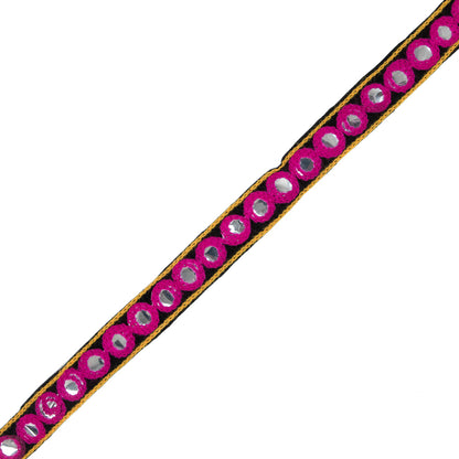 Hot Pink Mirror Trim - 0.75"