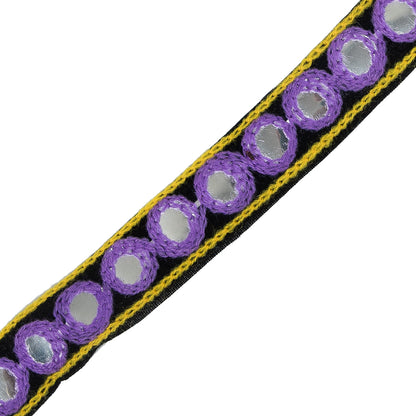 Purple Mirror Trim - 0.75" Detail