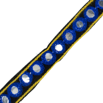 Blue Mirror Trim - 0.75" Detail