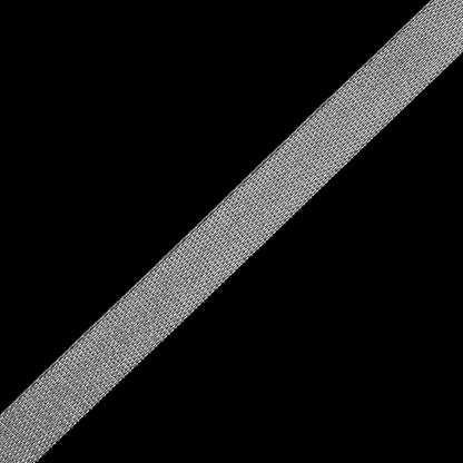 Silver Metallic Ribbon - 0.5" Detail