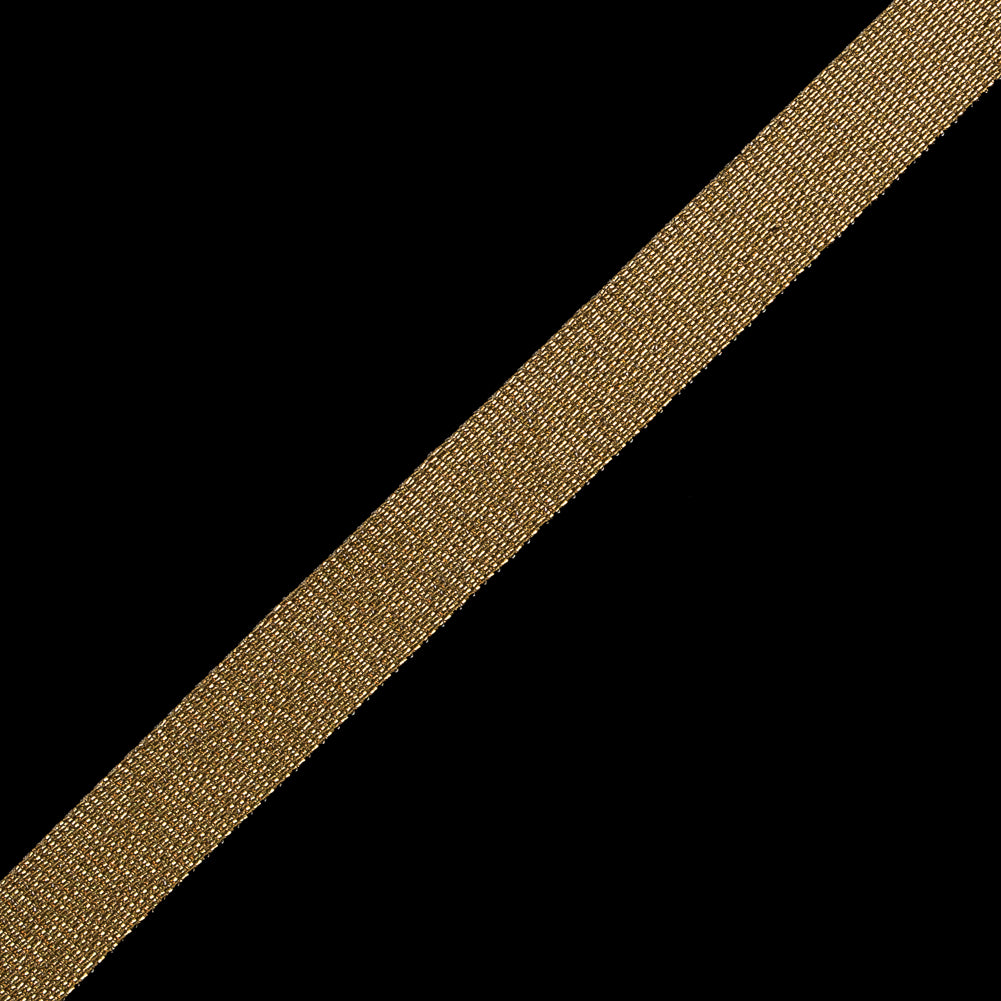Antique Gold Metallic Ribbon - 0.5" Detail