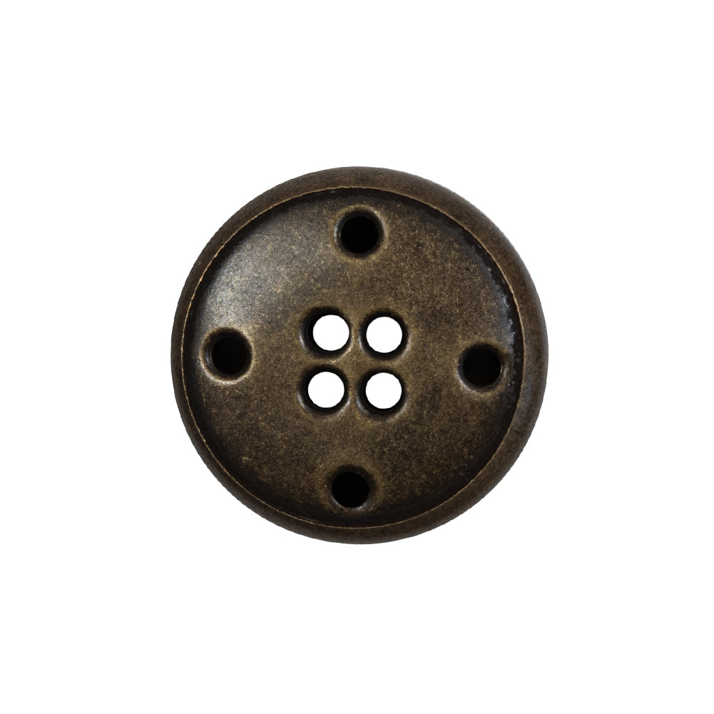 Bronze Metal Dome Button - 36L/23mm Detail