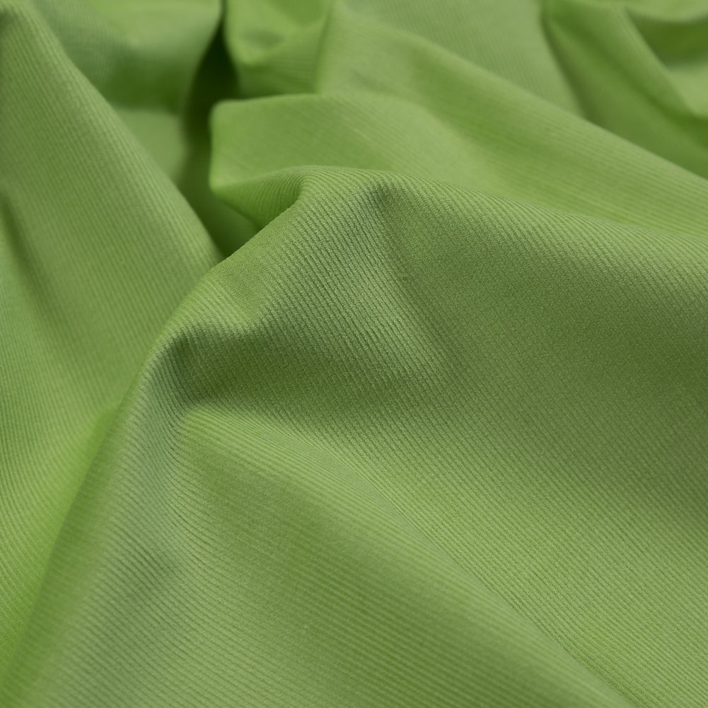 Featherwale Cotton Corduroy - Limelight Green - Dawn Collection Full