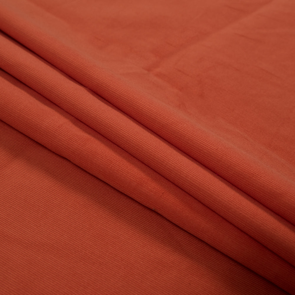 Featherwale Cotton Corduroy - Orange - Dawn Collection Detail