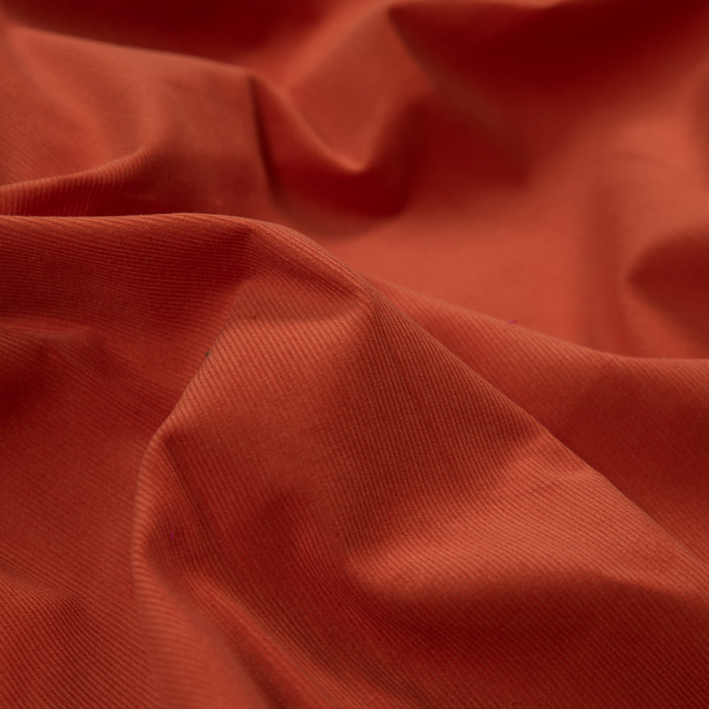 Featherwale Cotton Corduroy - Orange - Dawn Collection Full