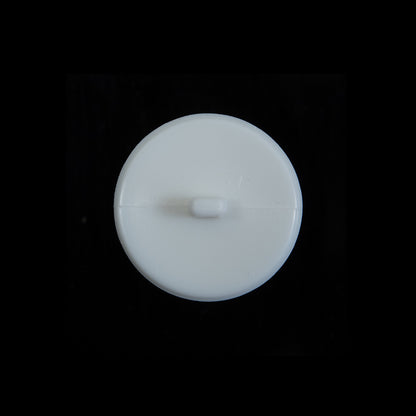 Italian White Beveled Shank Back Button - 30L/19mm Detail