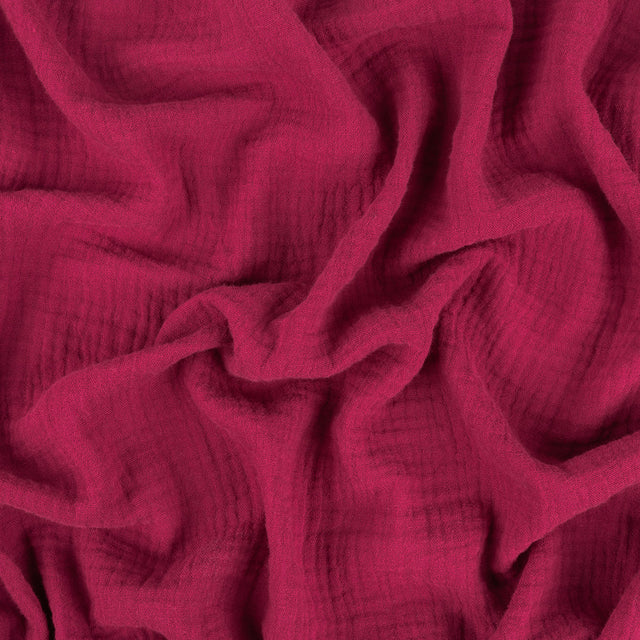 Double Cotton Gauze - Sangria - Talamanca Collection