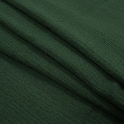 Double Cotton Gauze - Hunter Green - Talamanca Collection Detail