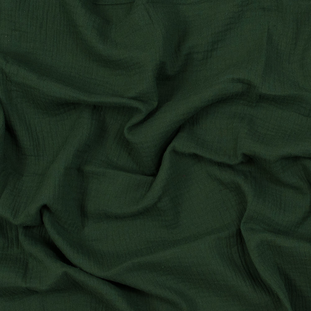 Double Cotton Gauze - Hunter Green - Talamanca Collection
