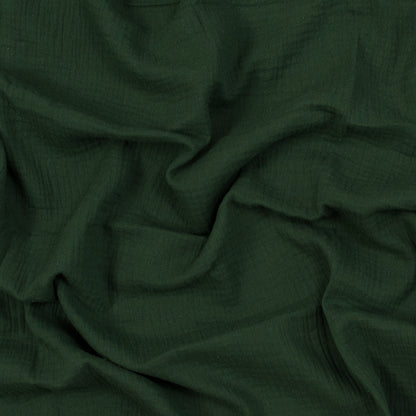 Double Cotton Gauze - Hunter Green - Talamanca Collection