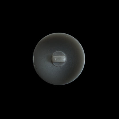 Italian Light Gray Flat Shank Back Button - 28L/18mm Detail