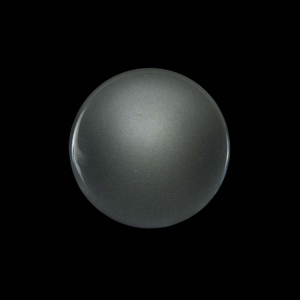Italian Light Gray Flat Shank Back Button - 36L/23mm