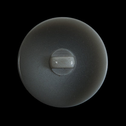Italian Light Gray Flat Shank Back Button - 44L/28mm Detail