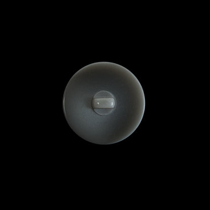 Italian Light Gray Flat Shank Back Button - 24L/15mm Detail