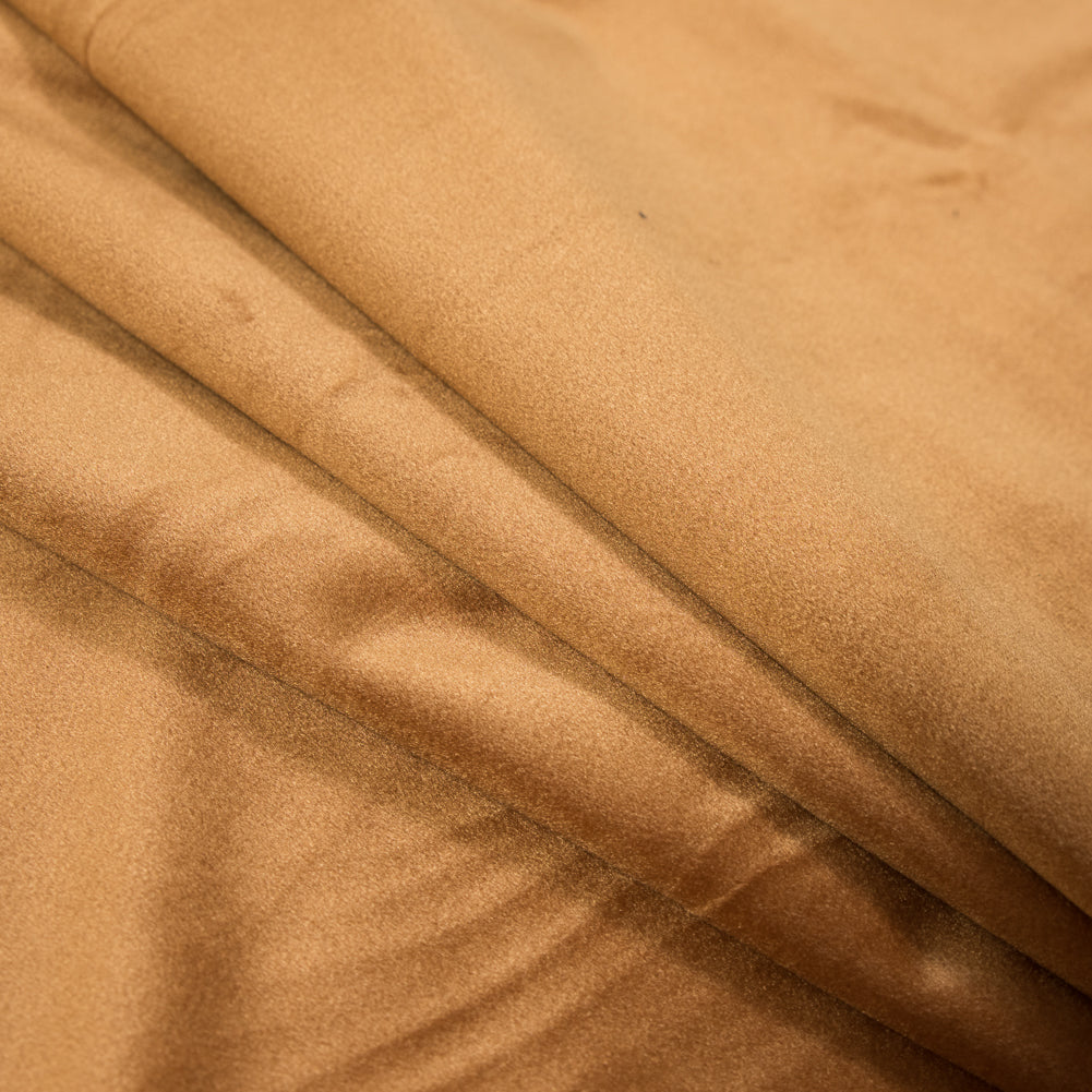 Polyester Velvet - Tangerine - Helene Collection Detail