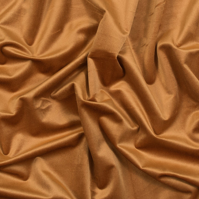 Polyester Velvet - Tangerine - Helene Collection