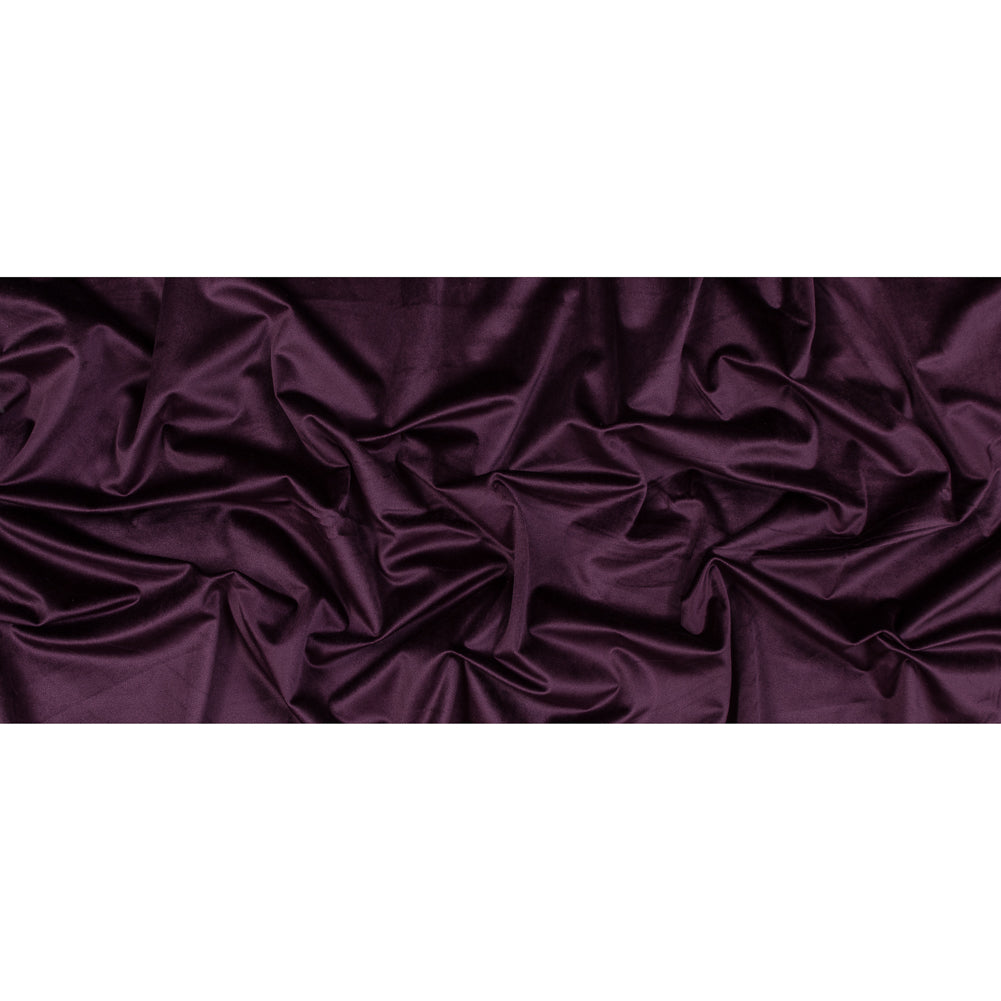 Polyester Velvet - Merlot Grape - Helene Collection Folded