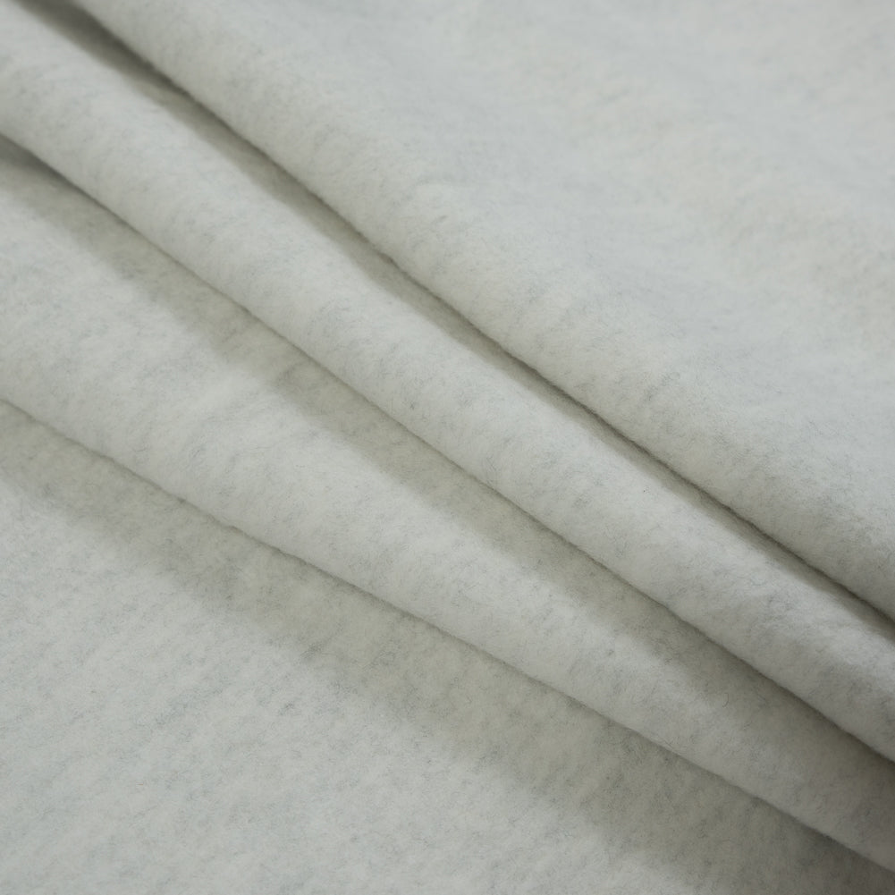 Fleece-Backed Stretch Cotton Knit - Oatmeal - Cecil Collection Detail