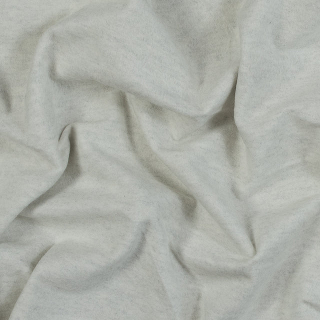 Fleece-Backed Stretch Cotton Knit - Oatmeal - Cecil Collection