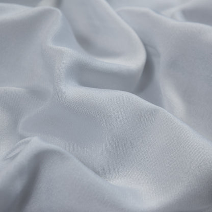 Luminous White Polyester Twill Detail