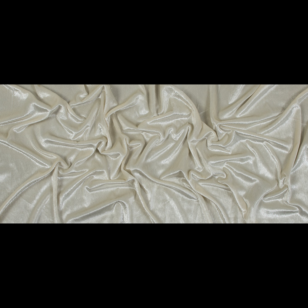 Metallic Velvet - Ivory - Ava Collection Folded