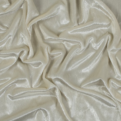 Metallic Velvet - Ivory - Ava Collection