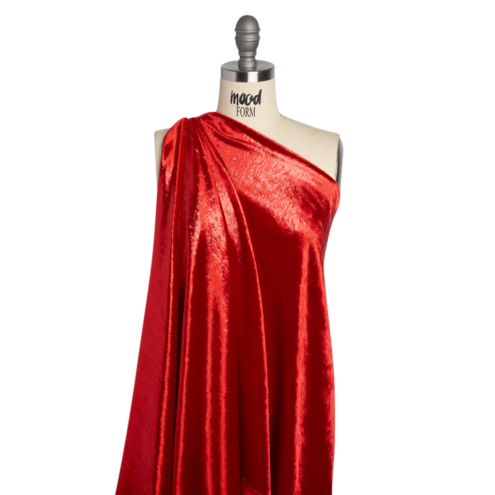 Metallic Velvet - Tango Red - Ava Collection Detail
