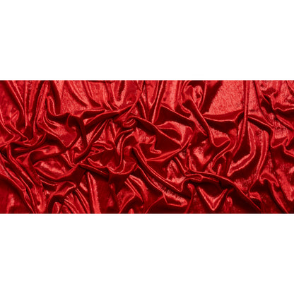 Metallic Velvet - Tango Red - Ava Collection Drape