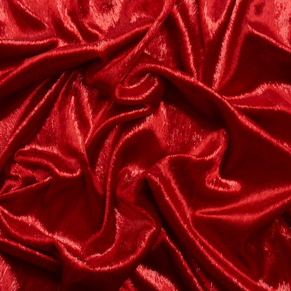 Metallic Velvet - Tango Red - Ava Collection