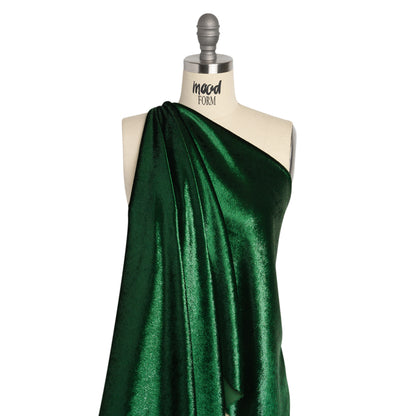 Metallic Velvet - Emerald Green - Ava Collection Detail