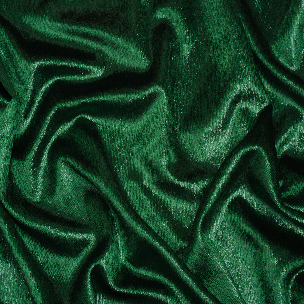 Metallic Velvet - Emerald Green - Ava Collection