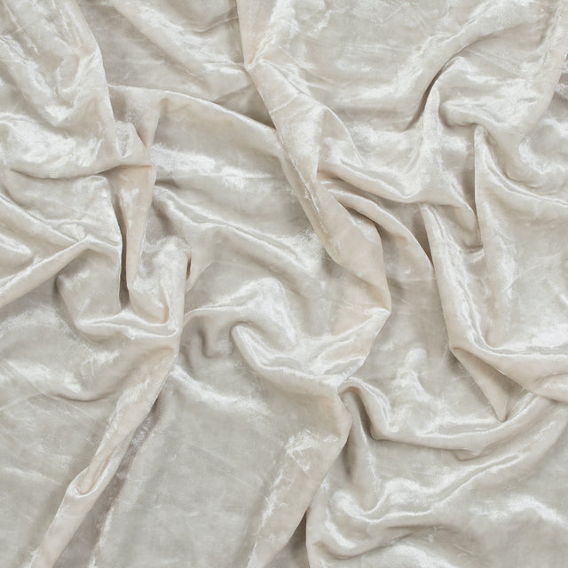 Crushed Velour - Vanilla Ice - Auguste Collection